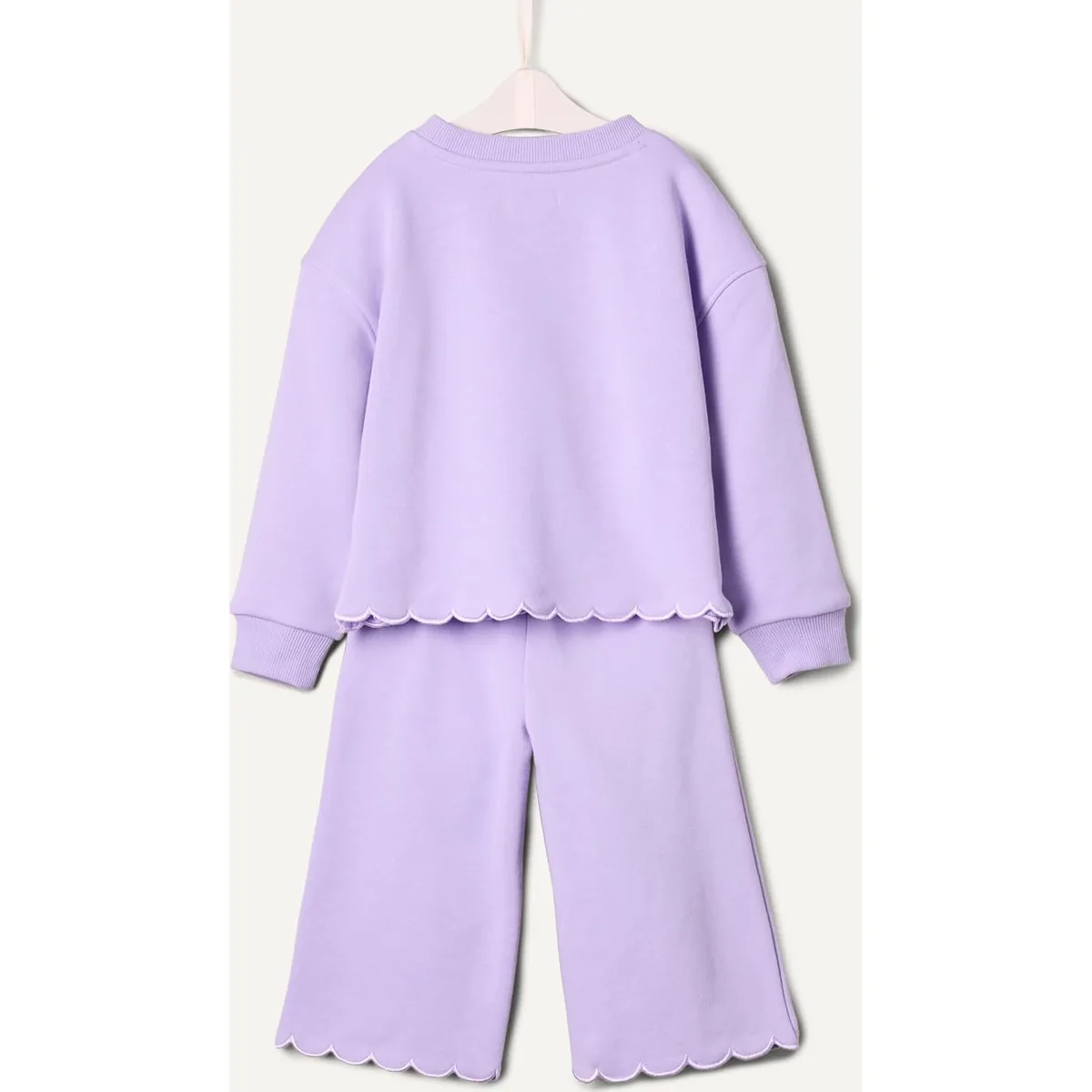 Amazon Essentials x Sofia Grainge Toddlers and Baby Girls' French Terry Sweatshirt Pant and Top Set — image 5