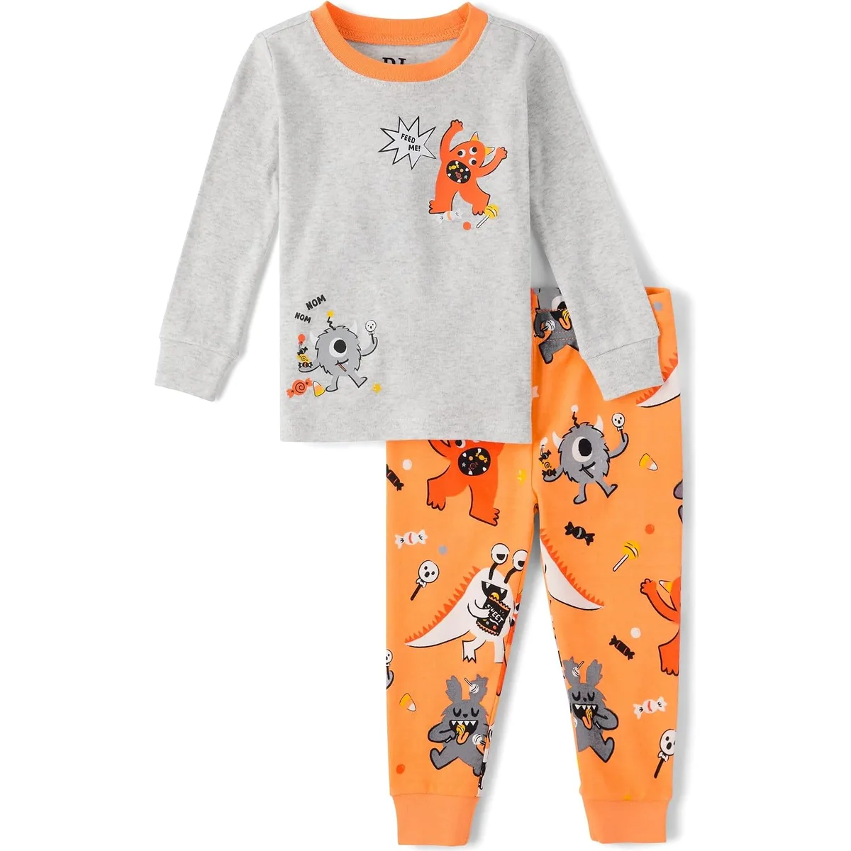 The Children's Place Baby and Kids' Sibling Matching Halloween and Holiday Pajama Sets, Cotton — image 6