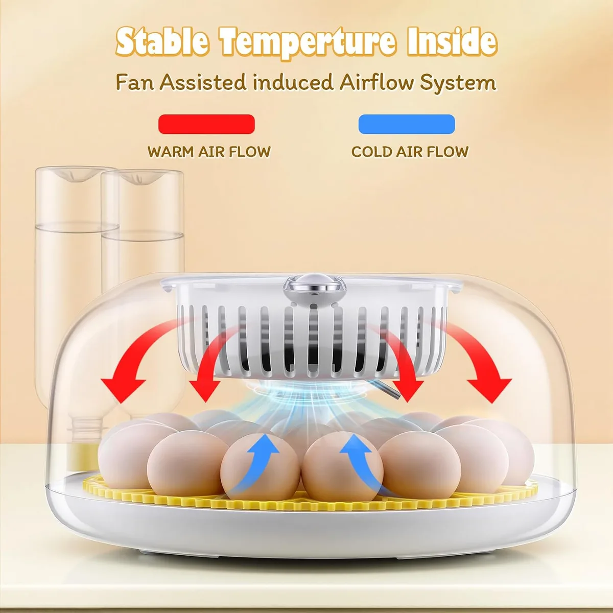 Sailnovo 18 Eggs Incubators for Hatching Egg with Auto Water Filling — image 3