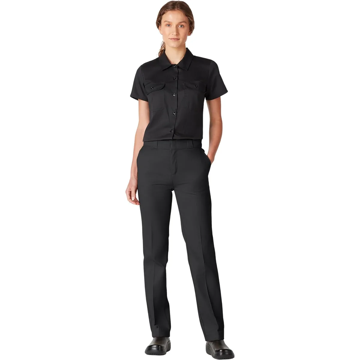 Dickies Women's Flex Work Pants – Stretch Straight Leg Uniform Trousers for Office, & Healthcare — image 7