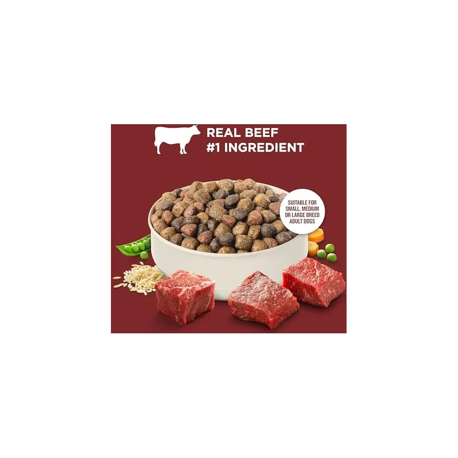 Nutrish Dry Dog Food, Beef, Pea & Brown Rice, 40 lb. Bag Rachael Ray — image 5