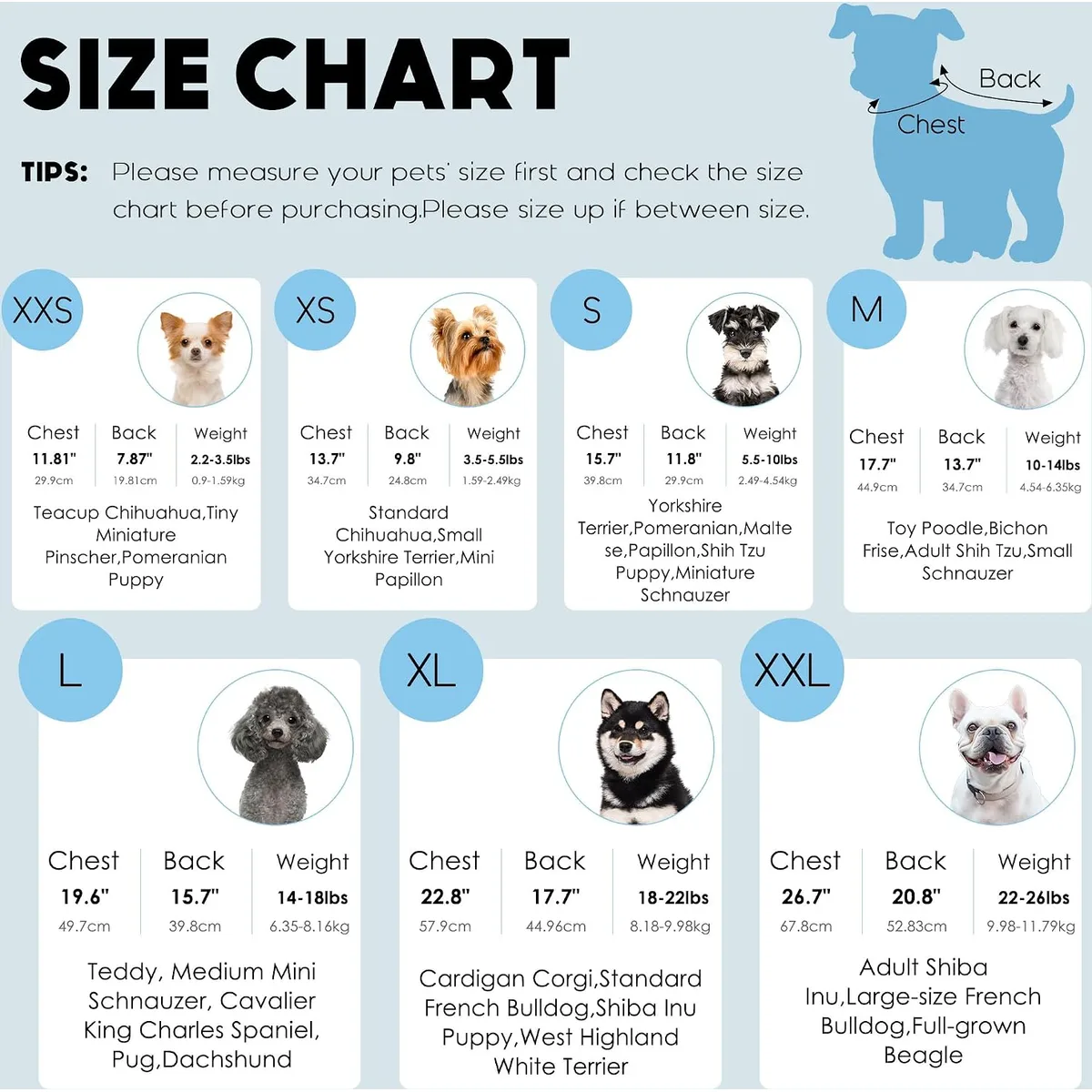3 Pack Dog Sweaters for Small Dogs Girl Boy Winter Fleece Clothes Warm Soft Dog Sweatshirt Outfit for Dogs Cats Pet Apparel — image 8