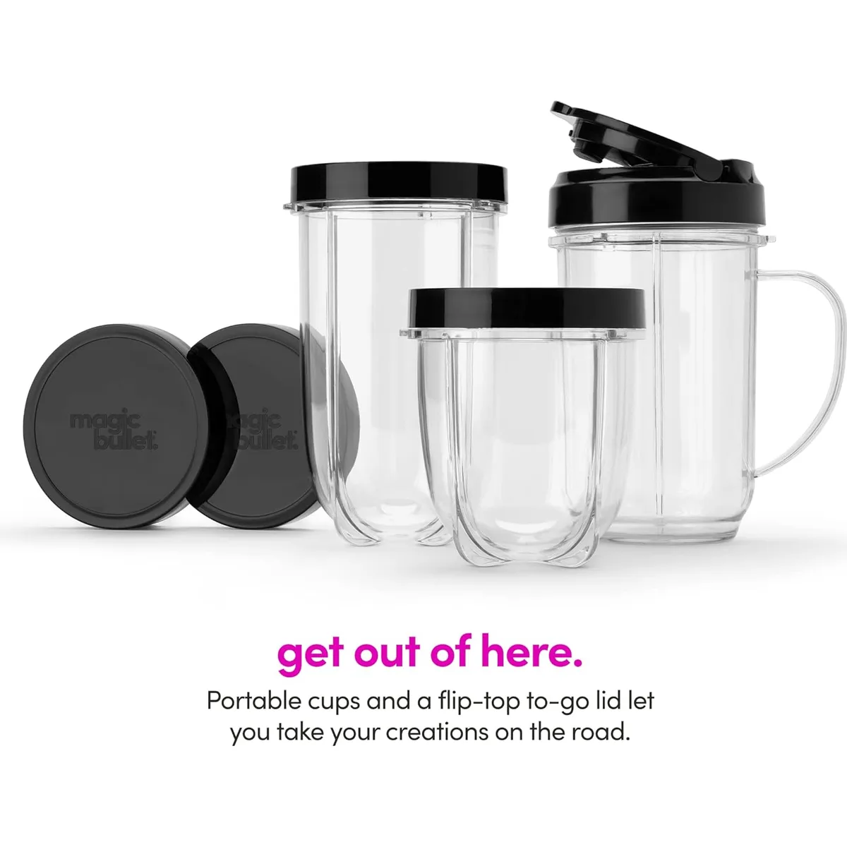 magic bullet® Personal Blender, 22 oz Cup, 250 Watt, Silver, MBR-1101 — image 4