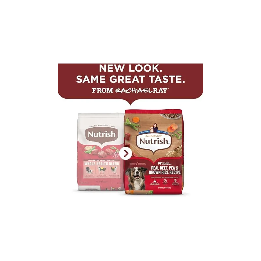 Nutrish Dry Dog Food, Beef, Pea & Brown Rice, 40 lb. Bag Rachael Ray — image 3