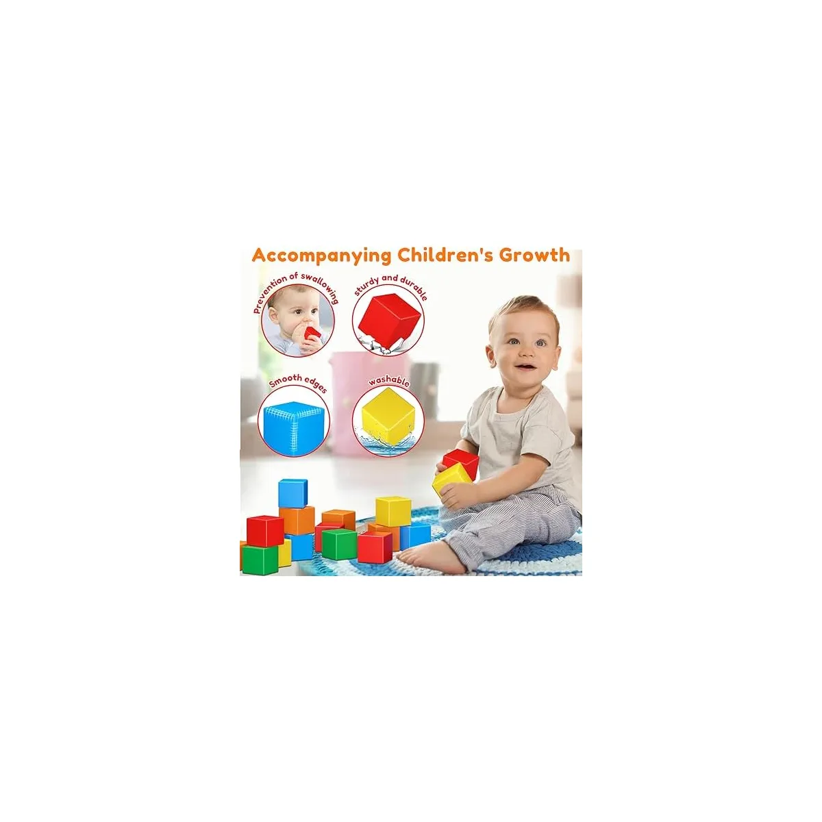 KAEILORU Magnetic Blocks 32PCS Magnetic Building Block for Toddler Age 3-5 — image 8