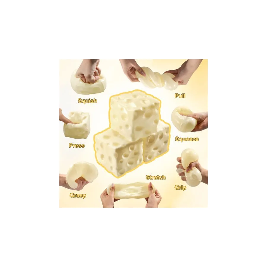 Big Coconut Oil Squishy 320g - 2.9Inch Cheese Squishy — image 4