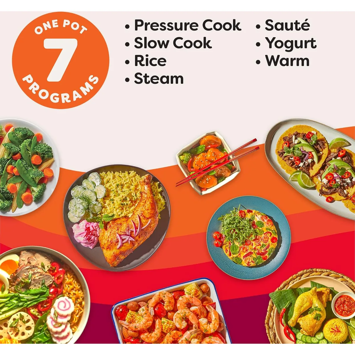 Instant Pot Duo 6 Qt 7-in-1 Electric Pressure Cooker, Stainless Steel — image 3