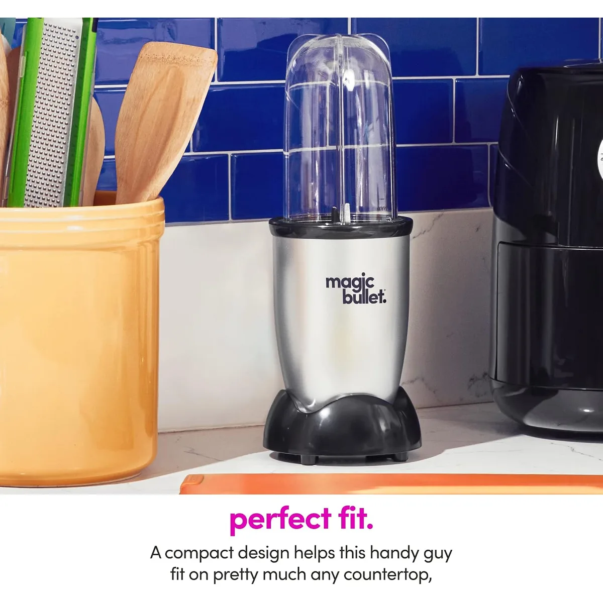 magic bullet® Personal Blender, 22 oz Cup, 250 Watt, Silver, MBR-1101 — image 6