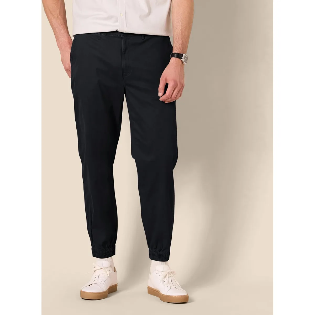Amazon Essentials Men's Straight-Fit Chino Jogger Pants with Elastic Waist and Pockets — image 6