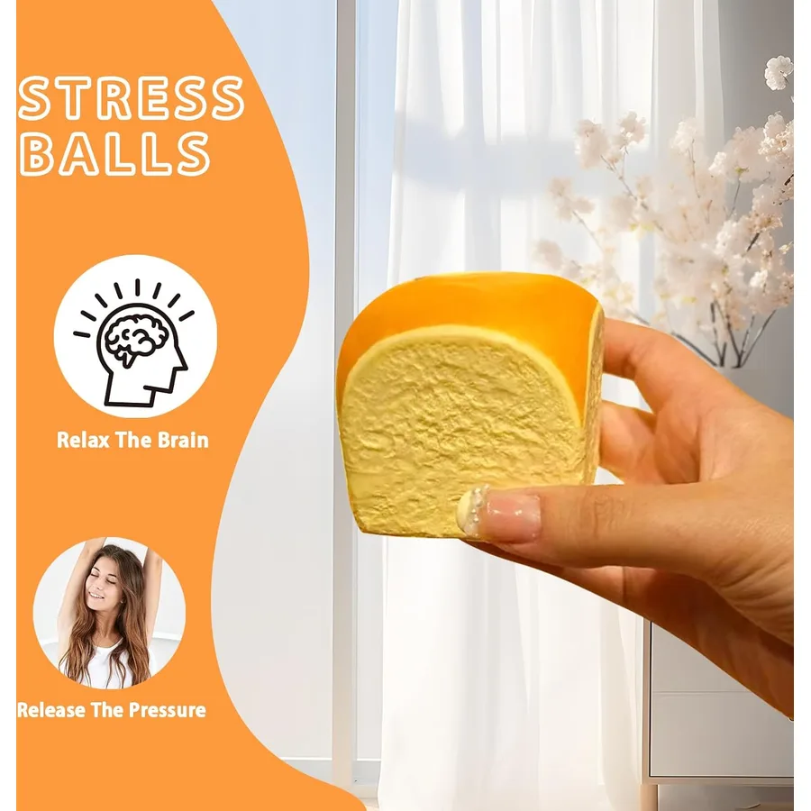 2Pack Slow Rising Squishy，Squishy Toy,Dumpling Stress Balls,Fidget Toy — image 8