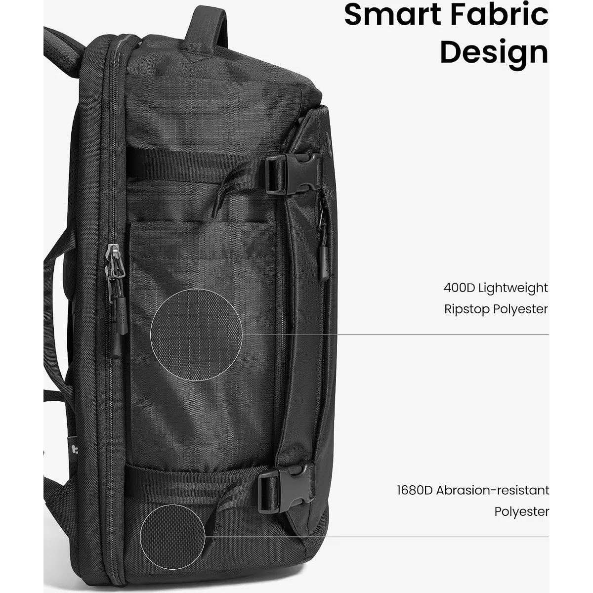 tomtoc Travel Backpack 28L,TSA Personal Item Bag Flight Approved,PFAS Free — image 8