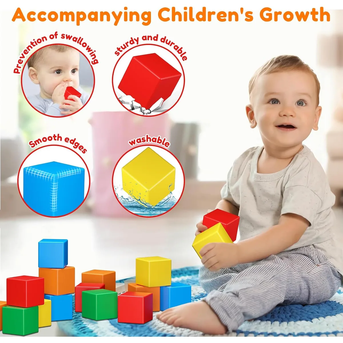 KAEILORU Magnetic Blocks 32PCS Magnetic Building Block for Toddler Age 3-5 — image 2