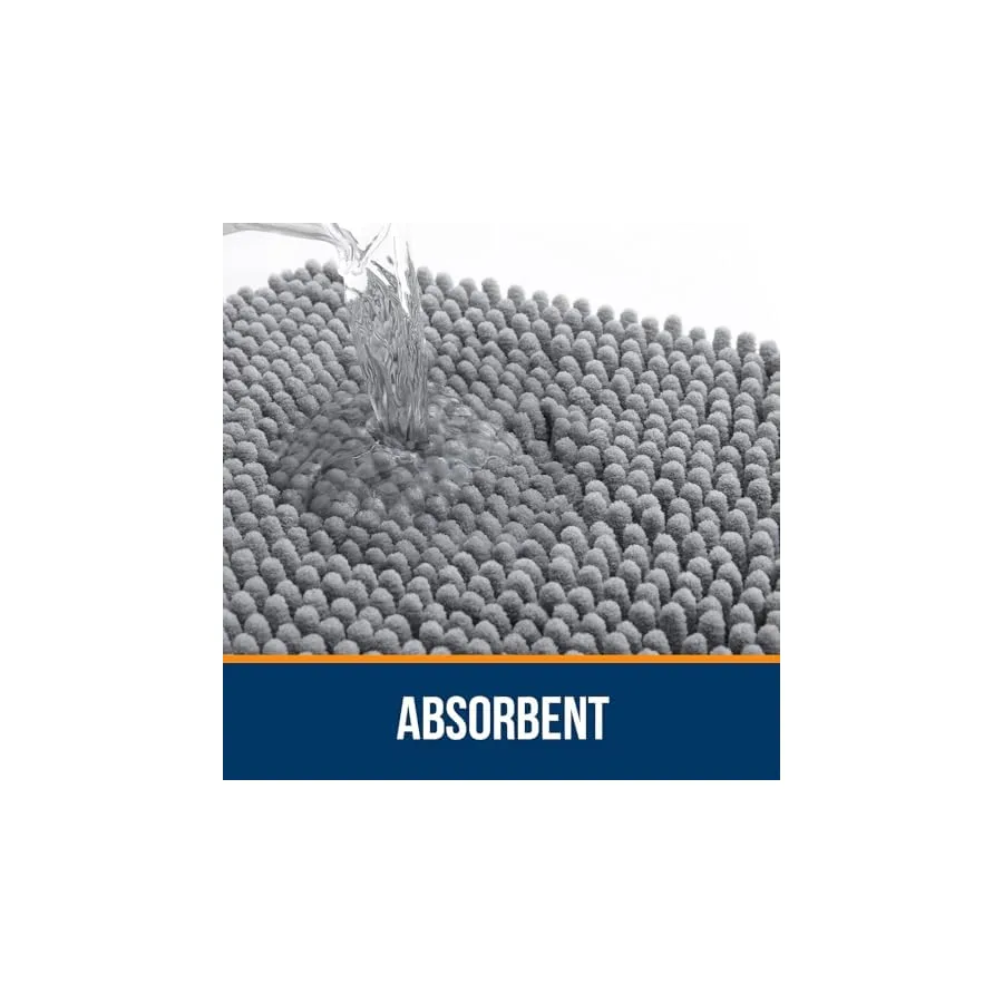Soft Chenille Bath Mat, 30×20 in — image 5