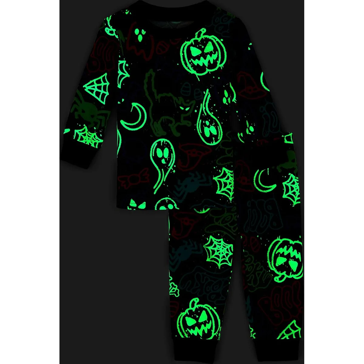 The Children's Place Baby and Kids' Sibling Matching Halloween and Holiday Pajama Sets, Cotton — image 2