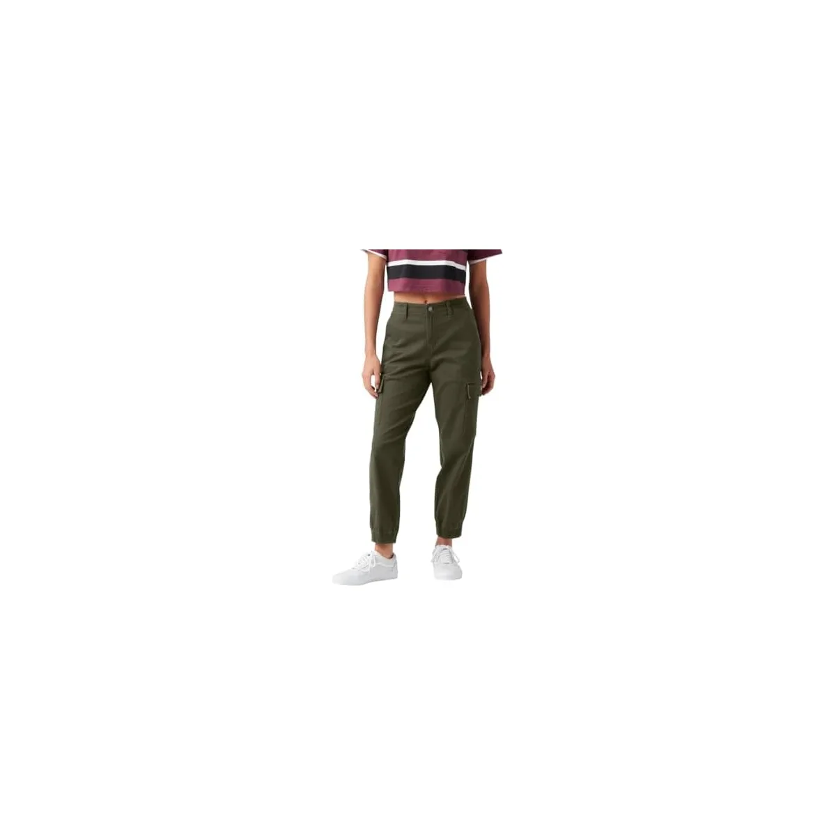 Dickies Women's High Rise Fit Cargo Jogger Pants Standard and Plus Size — image 7