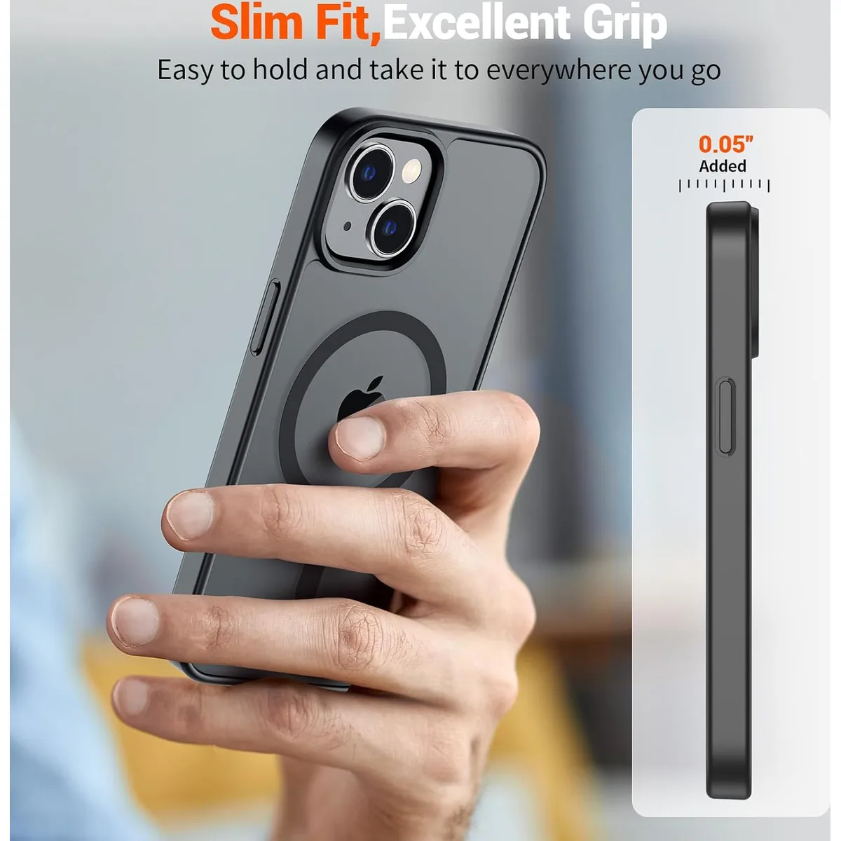 SUPFINE Magnetic for iPhone 13 Case/iPhone 14 Case Black — image 7
