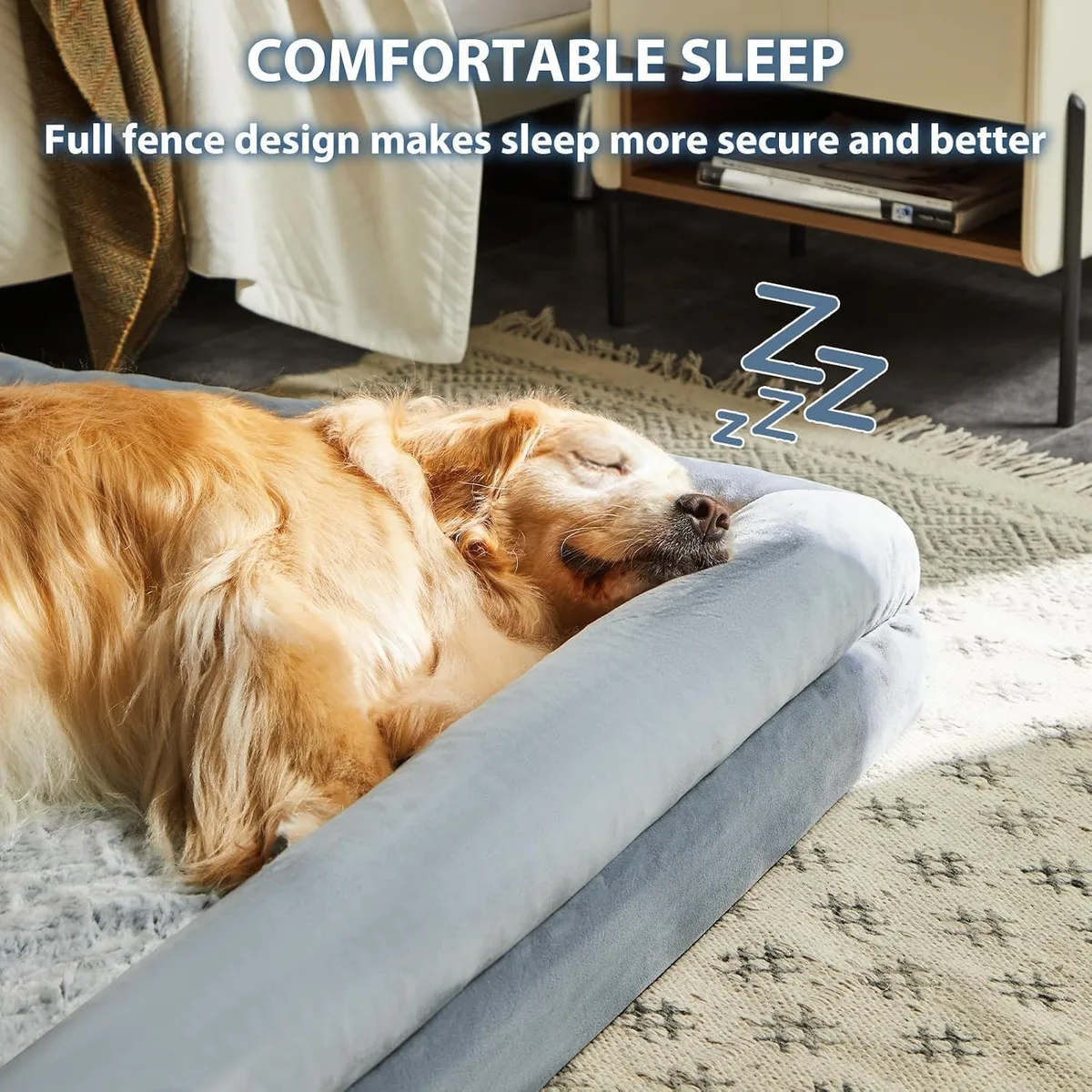 WNPETHOME XL Extra Large Orthopedic for Senior Dog Bed Comfy Sleeping — image 2