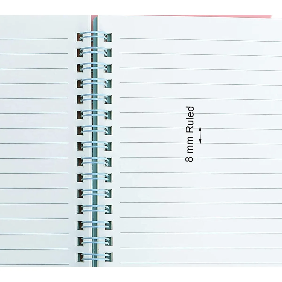 Yansanido Spiral Notebook, 4 Pcs 8.3 Inch x 5.9 Inch A5 Thick Plastic Hardcover 8mm Ruled 4 Color 80 Sheets -160 Pages Journals for Study and Notes (style 10-Wine Red,Brown,Green,ivory, A5) — image 3
