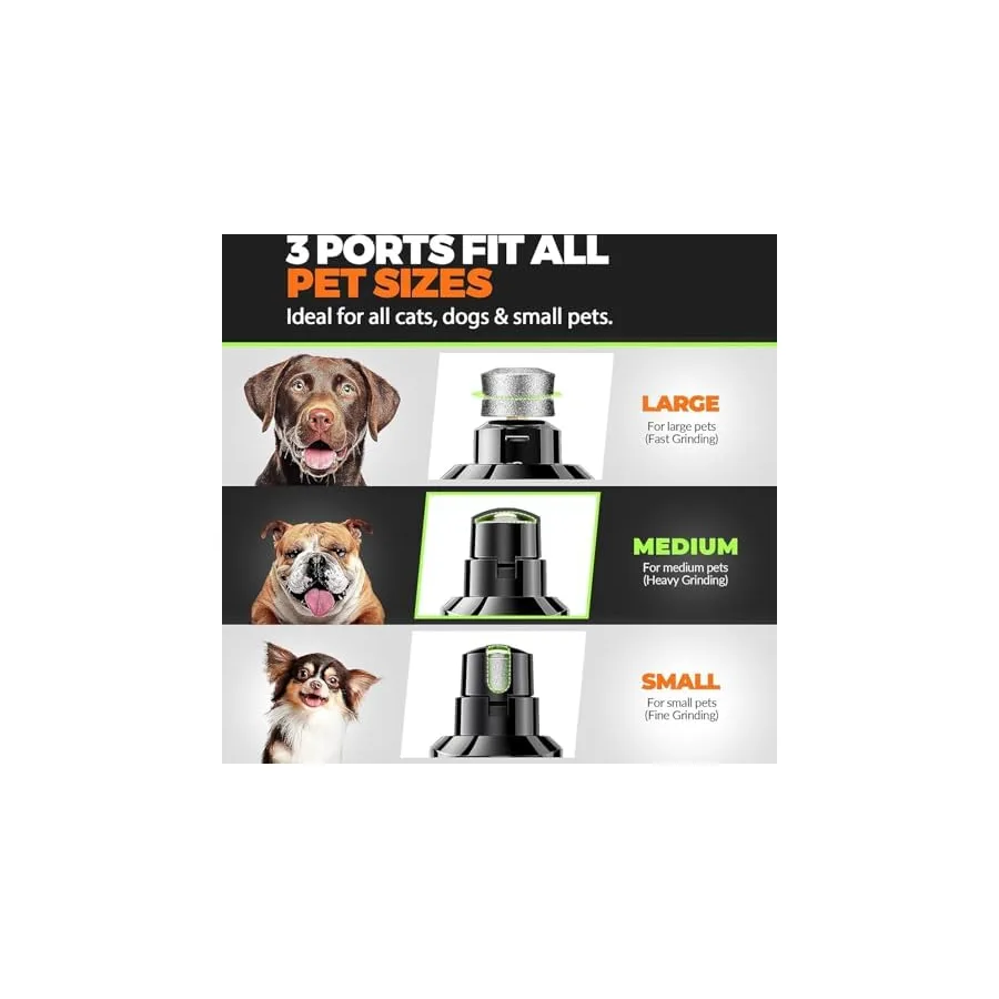 Whisper Quiet Dog Nail Grinder Safe & Stress-Free for Sensitive Dogs Cats — image 7