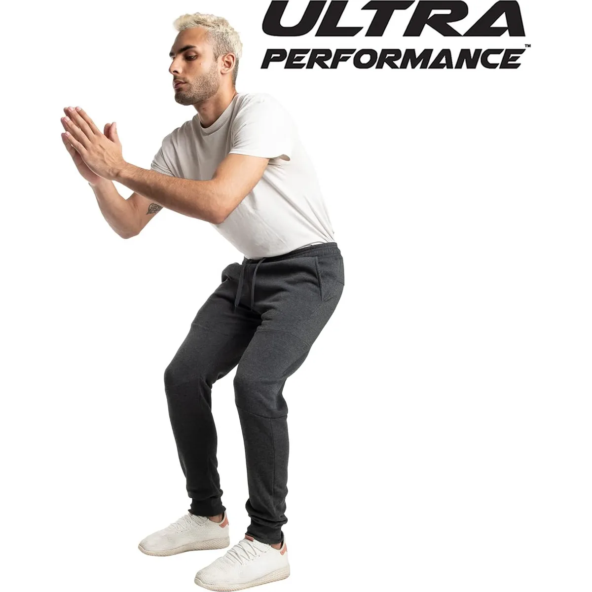 Ultra Performance Sweatpants for Men 3 Pack Fleece Joggers, with Pockets — image 6
