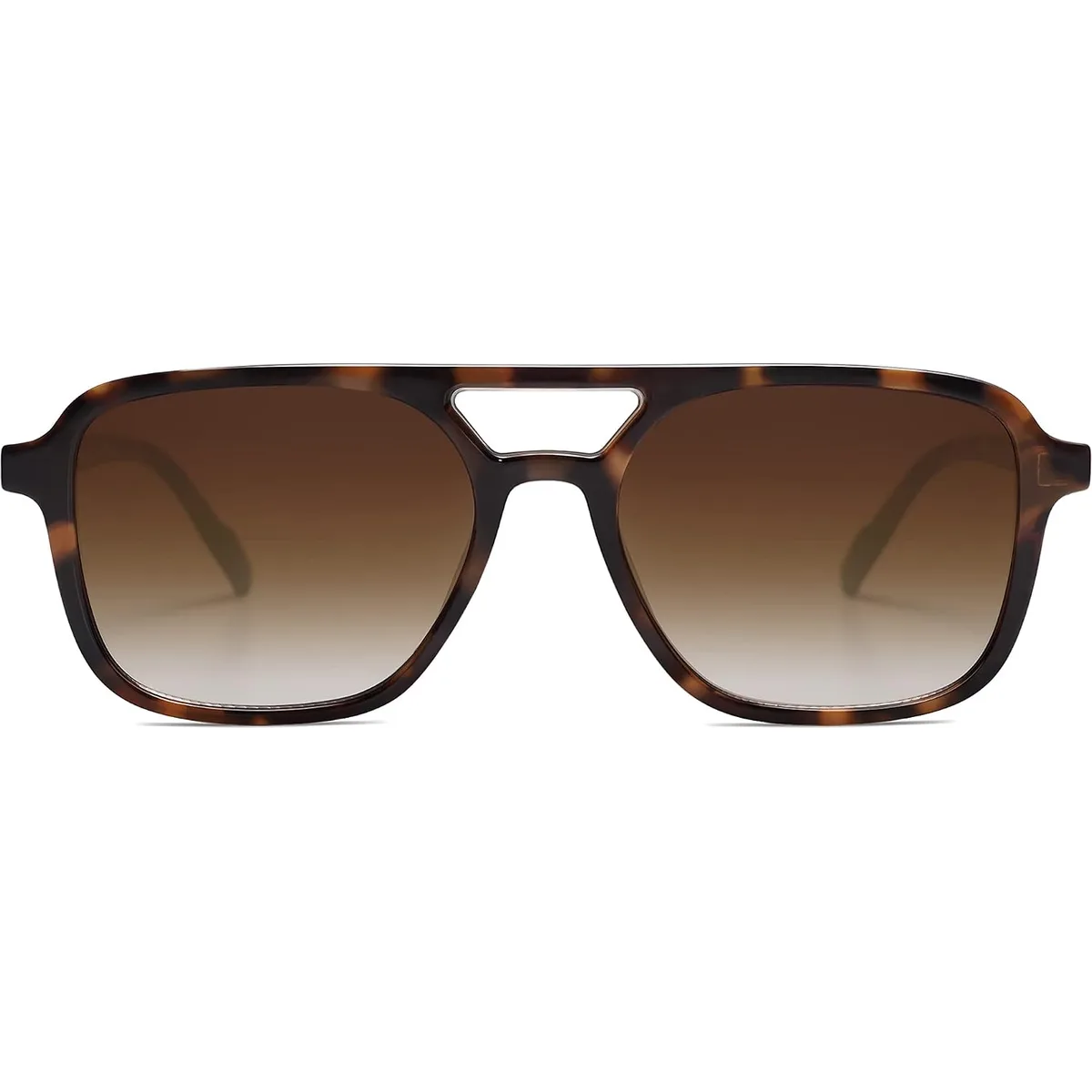 SOJOS Retro Aviator Sunglasses Womens Mens,Trendy Rectangle Shades SJ2202 — image 2
