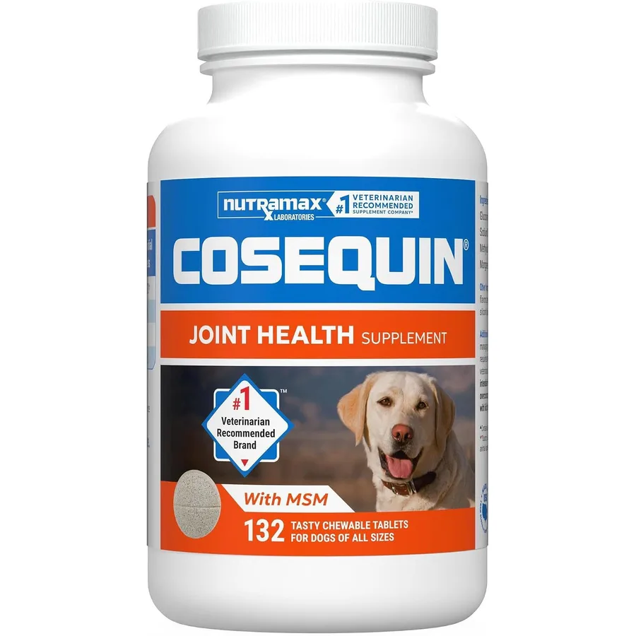 Cosequin Joint Supplement for Dogs, Chewable Tablets, 132ct