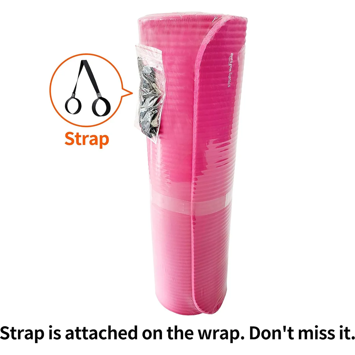 Amazon Basics Extra Thick Exercise Yoga Mat with Carrying Strap — image 8