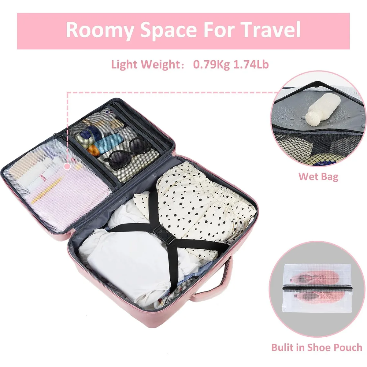 Taygeer Travel Backpack for Women, TSA Carry On Backpack Flight Approved — image 4