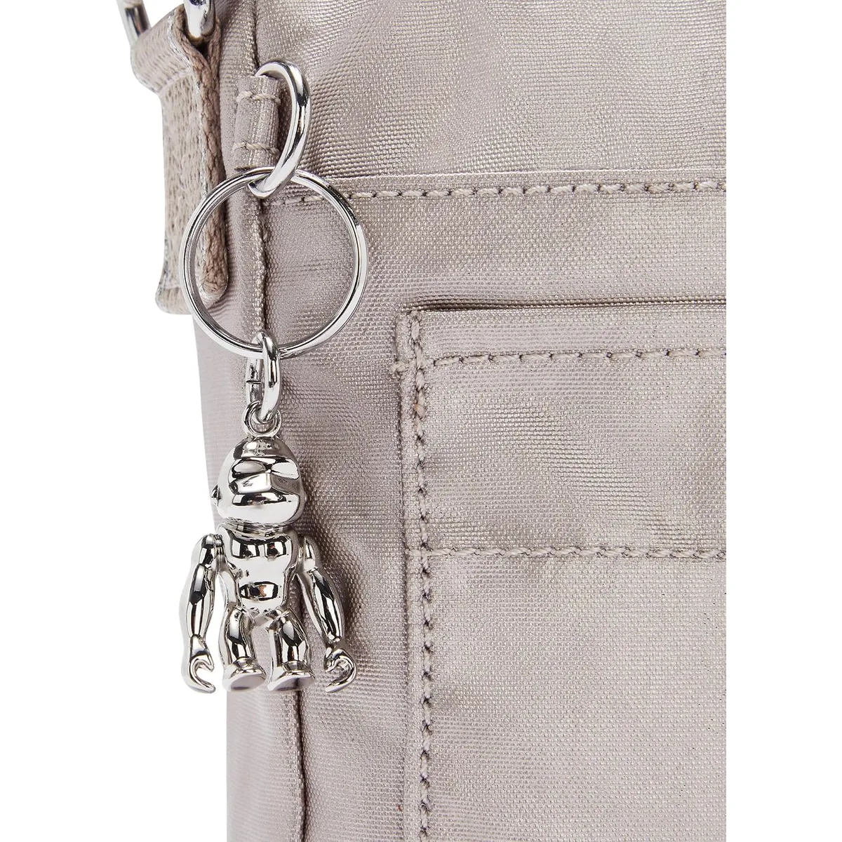 Kipling womens Sebastian Sparkly Gold Crossbody Bag — image 10