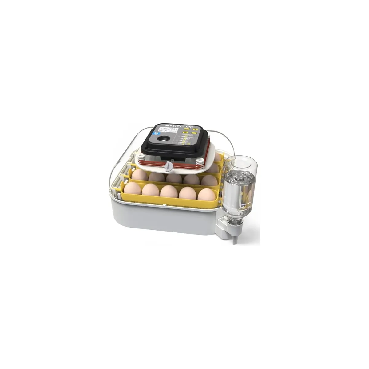 MATICOOPX 20 Egg Incubator with Humidity Display, Egg Candler, Automatic Egg Turner, for Hatching Chickens — image 2