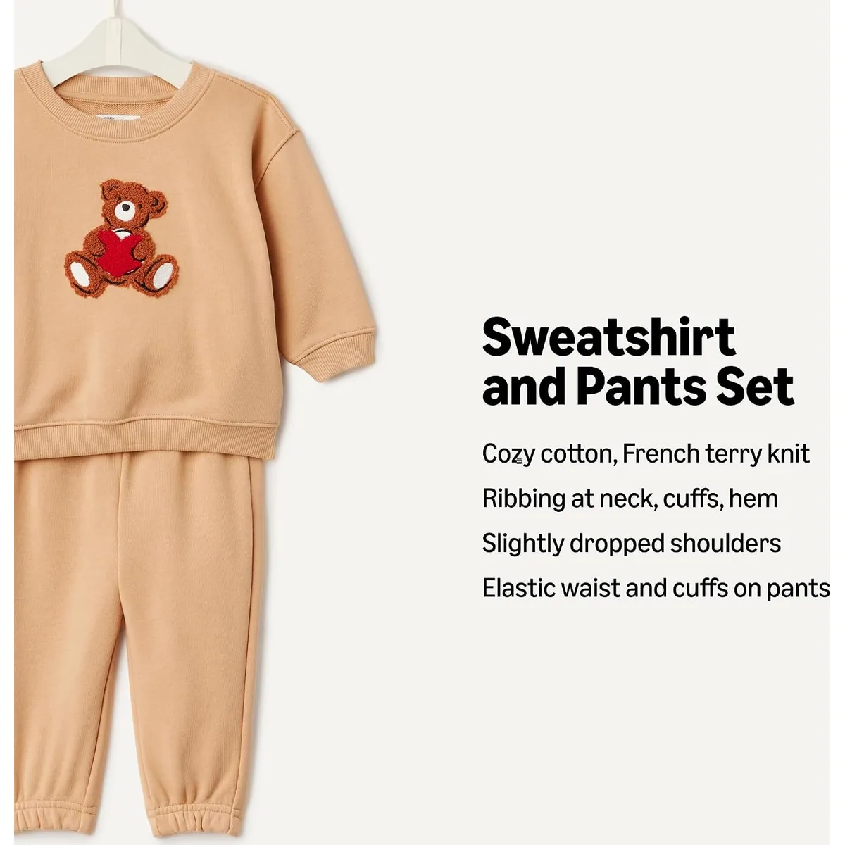 Amazon Essentials x Sofia Grainge Unisex Toddlers and Babies' Sweatshirt & Sweatpant Set — image 2