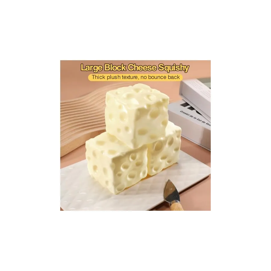 Big Coconut Oil Squishy 320g - 2.9Inch Cheese Squishy — image 6