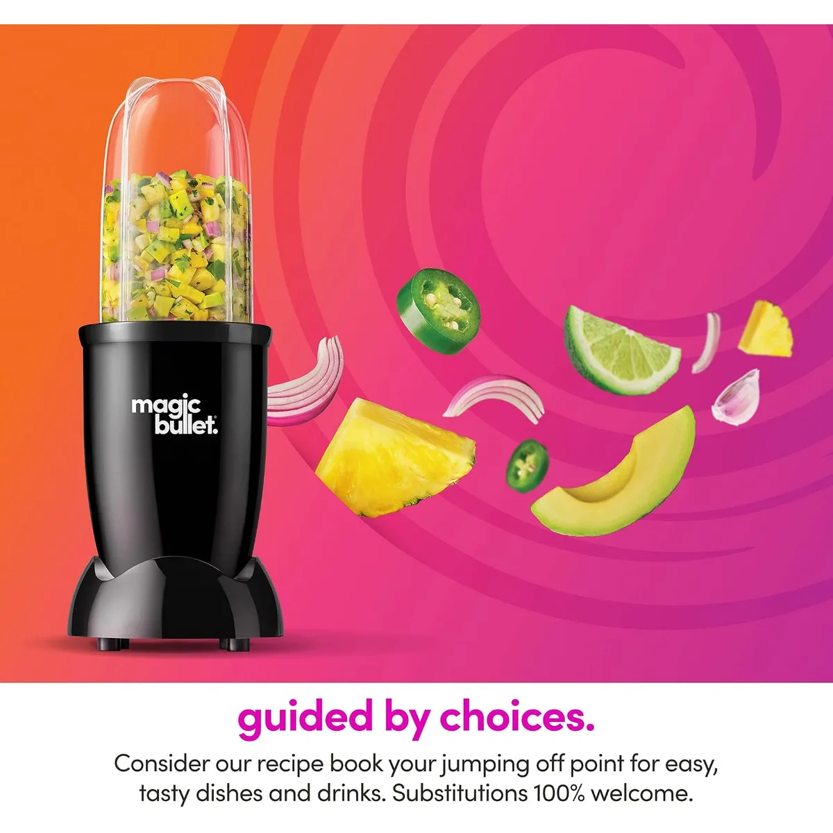 magic bullet® Personal Blender, 22 oz Cup, 250 Watt, Black, MBR-1101AK — image 6