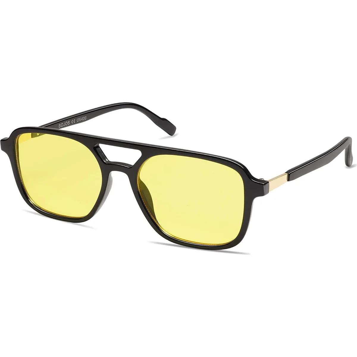 SOJOS Retro Aviator Sunglasses Womens Mens,Trendy Rectangle Shades SJ2202 — image 8