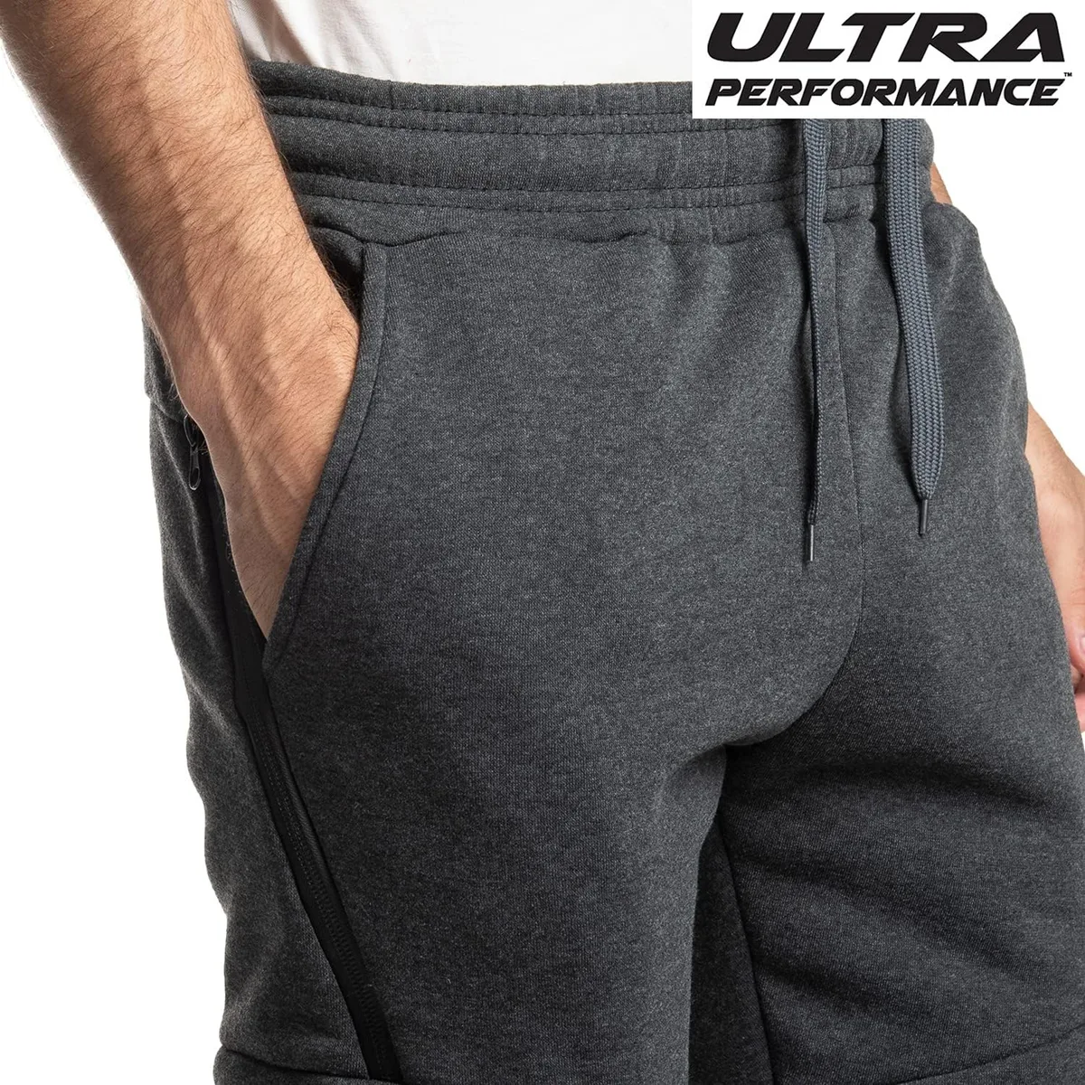 Ultra Performance Sweatpants for Men 3 Pack Fleece Joggers, with Pockets — image 3