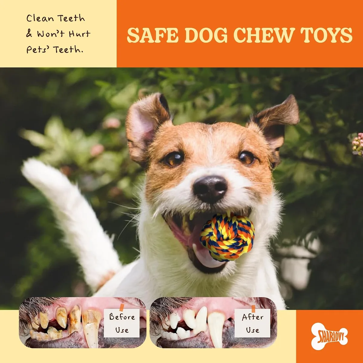 Puppy Teething Toys for Small Dogs, 5 Pack Cotton Puppy Dog Rope Toy — image 3