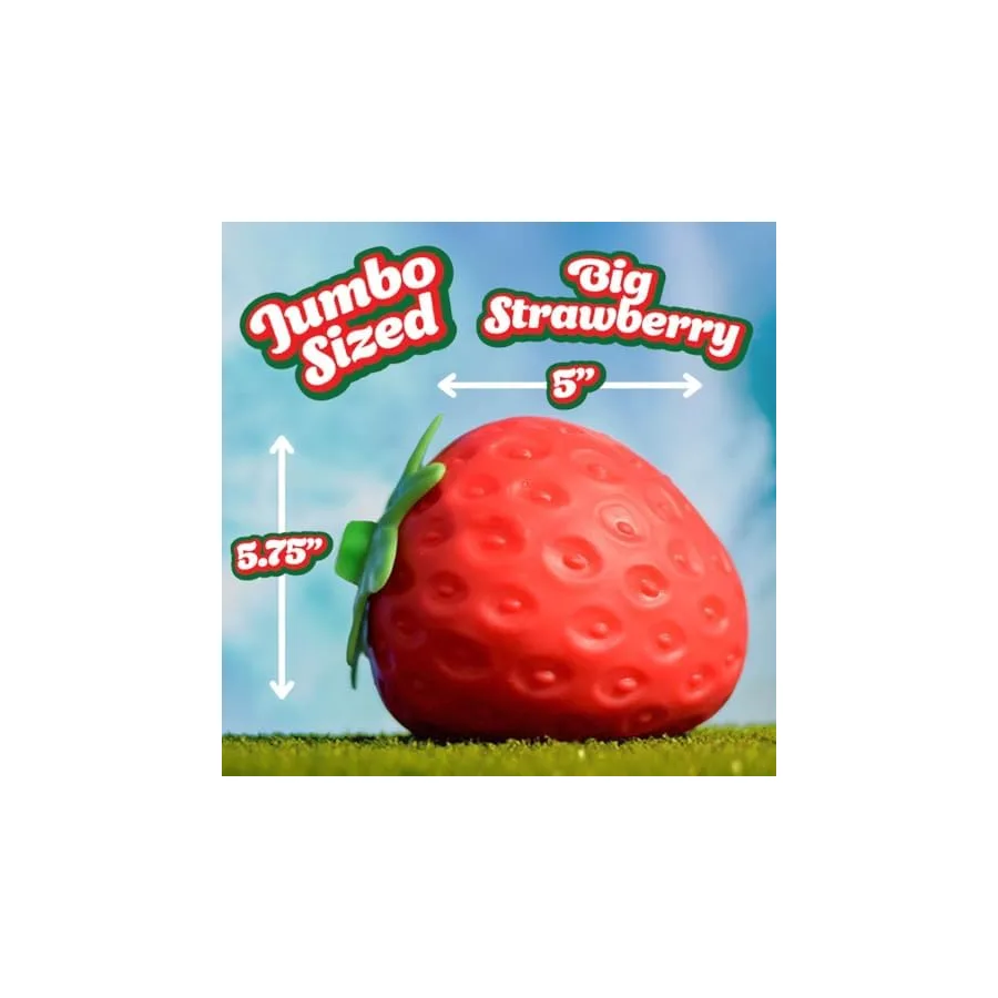 Jumbo Strawberry Squishy — image 4
