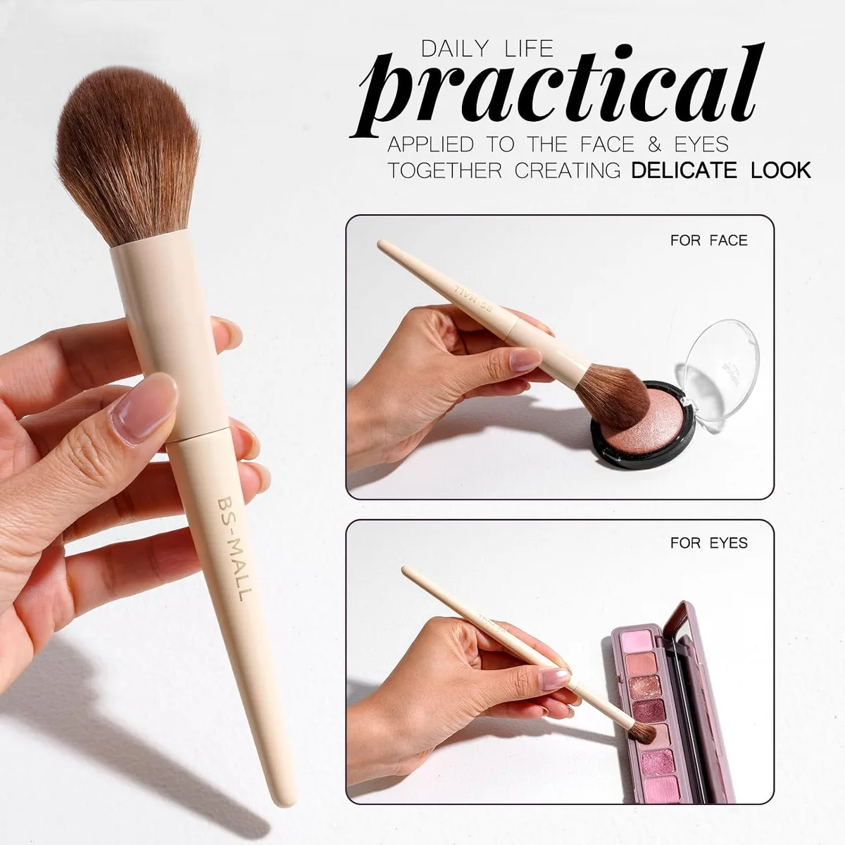 Professional Makeup Brush Set with Travel Case 18 Pcs for Makeup Artists — image 5