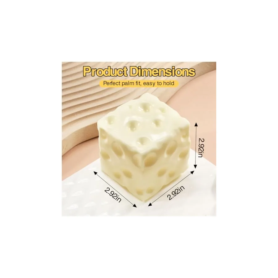 Big Coconut Oil Squishy 320g - 2.9Inch Cheese Squishy — image 3