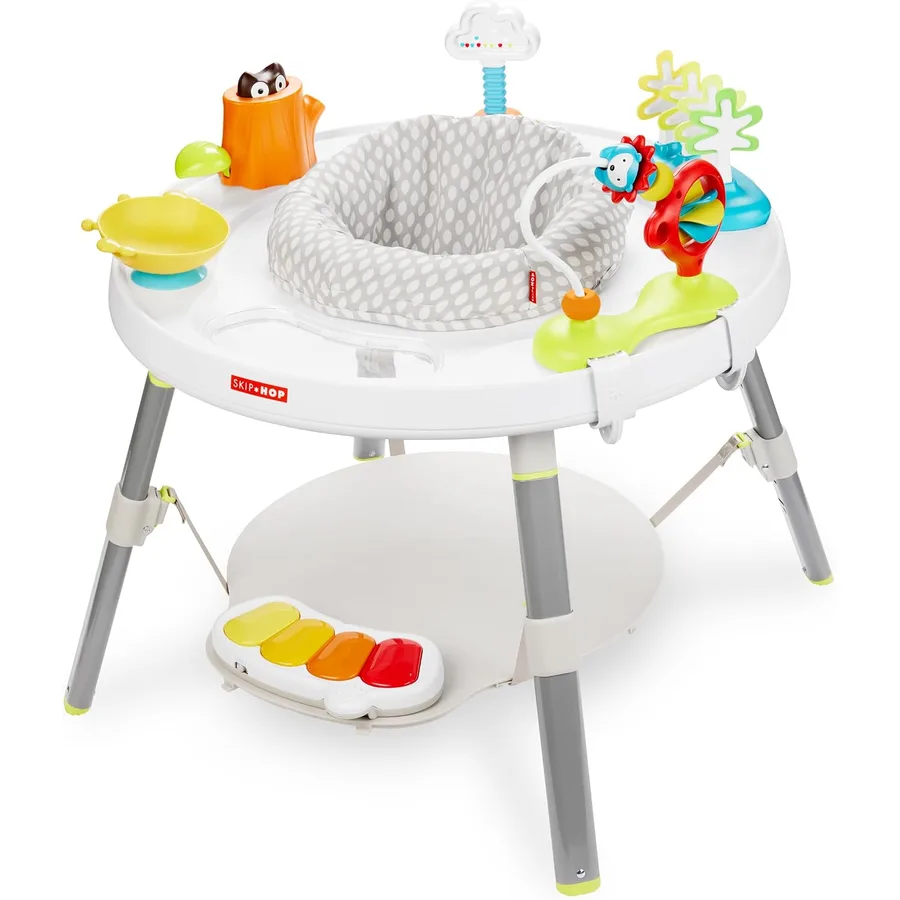 Skip Hop Baby Activity Center: Interactive Play Center with 3-Stage Grow-with-Me Functionality, 4mo+, Explore & More