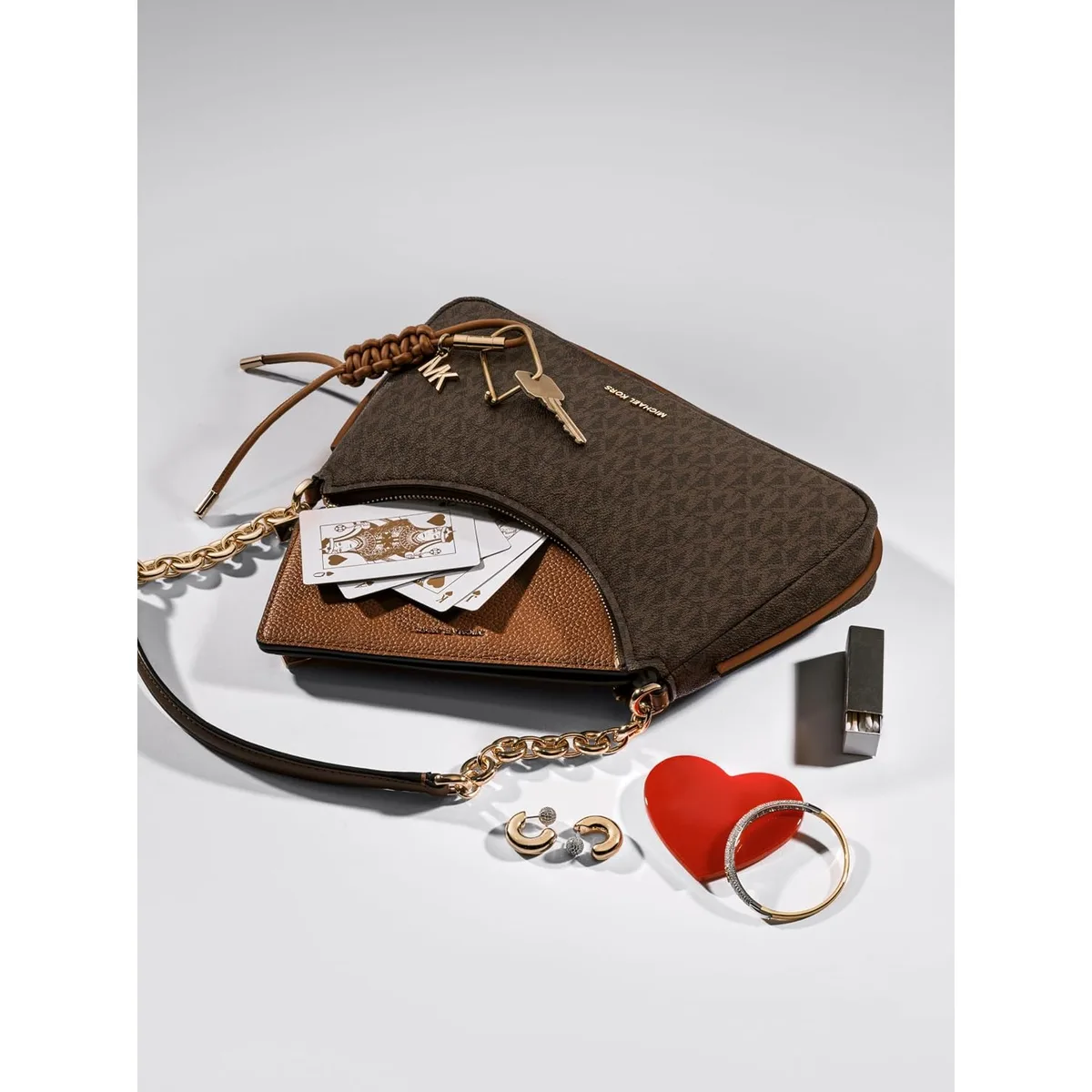Michael Kors Women's Nolita Medium Chain Pouchette Bag — image 6