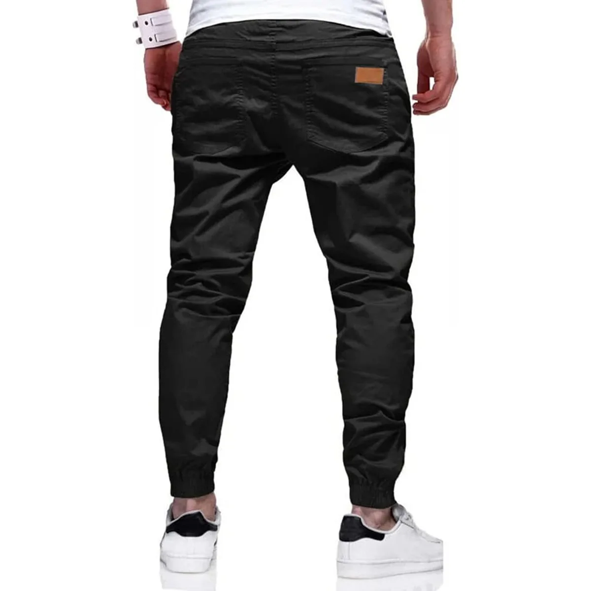 JMIERR Mens Cotton Stretch Joggers Casual Twill Athletic Track Pants — image 2
