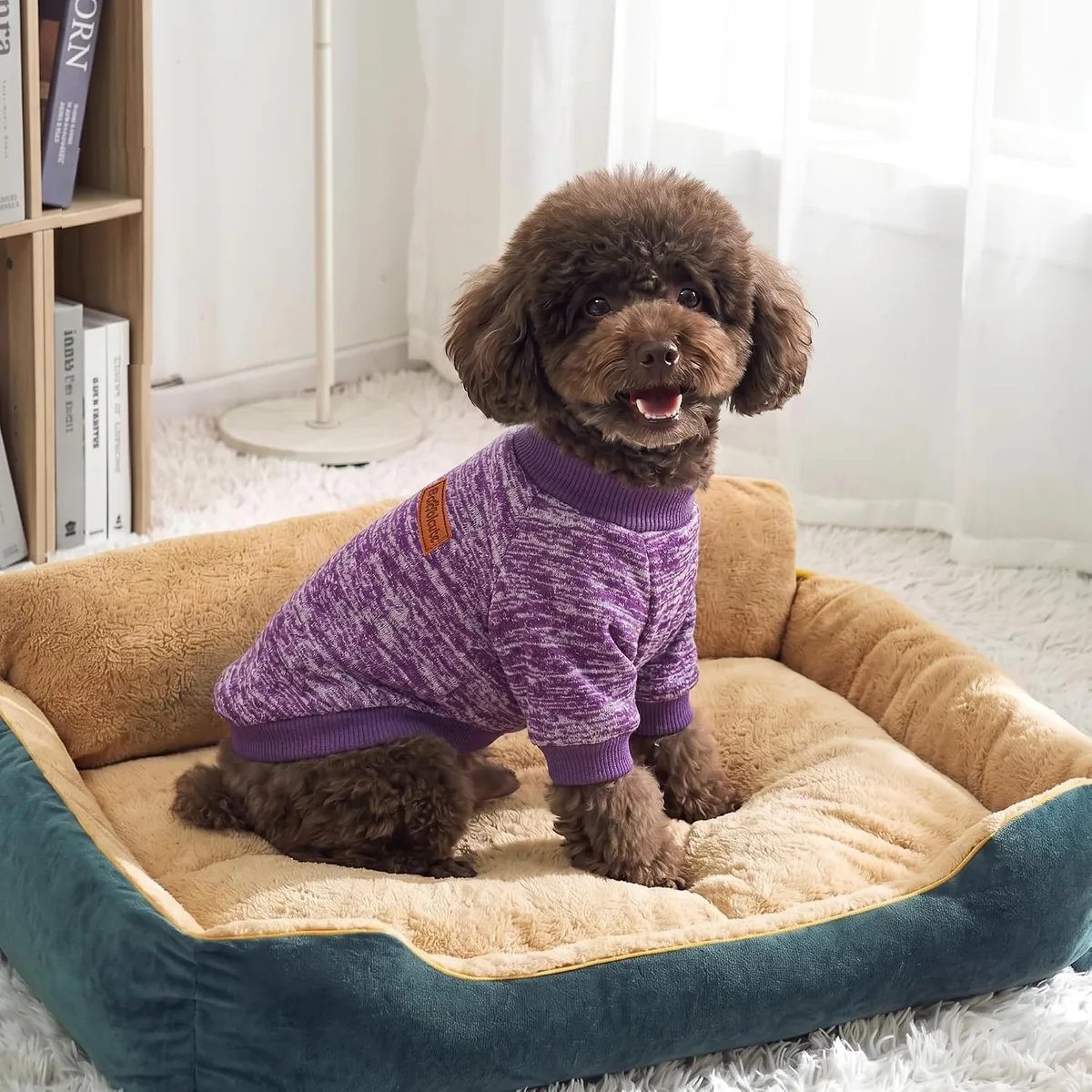 3 Pack Dog Sweaters for Small Dogs Girl Boy Winter Fleece Clothes Warm Soft Dog Sweatshirt Outfit for Dogs Cats Pet Apparel — image 2