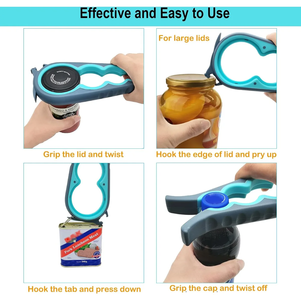 Otstar Jar Opener & Bottle Opener for Seniors with Arthritis, Weak Hands — image 7