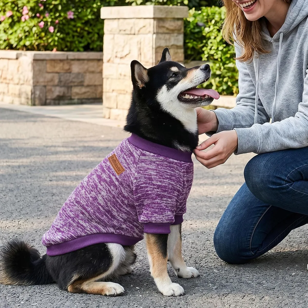 3 Pack Dog Sweaters for Small Dogs Girl Boy Winter Fleece Clothes Warm Soft Dog Sweatshirt Outfit for Dogs Cats Pet Apparel — image 7