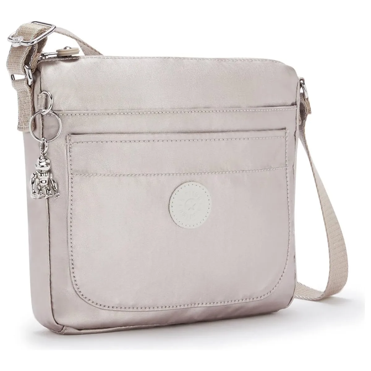 Kipling womens Sebastian Sparkly Gold Crossbody Bag — image 7